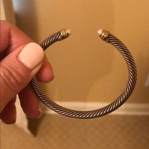David Yurman Cable Classics Bracelet with Pearl